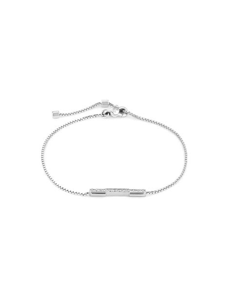 bracciale gucci oro bianco